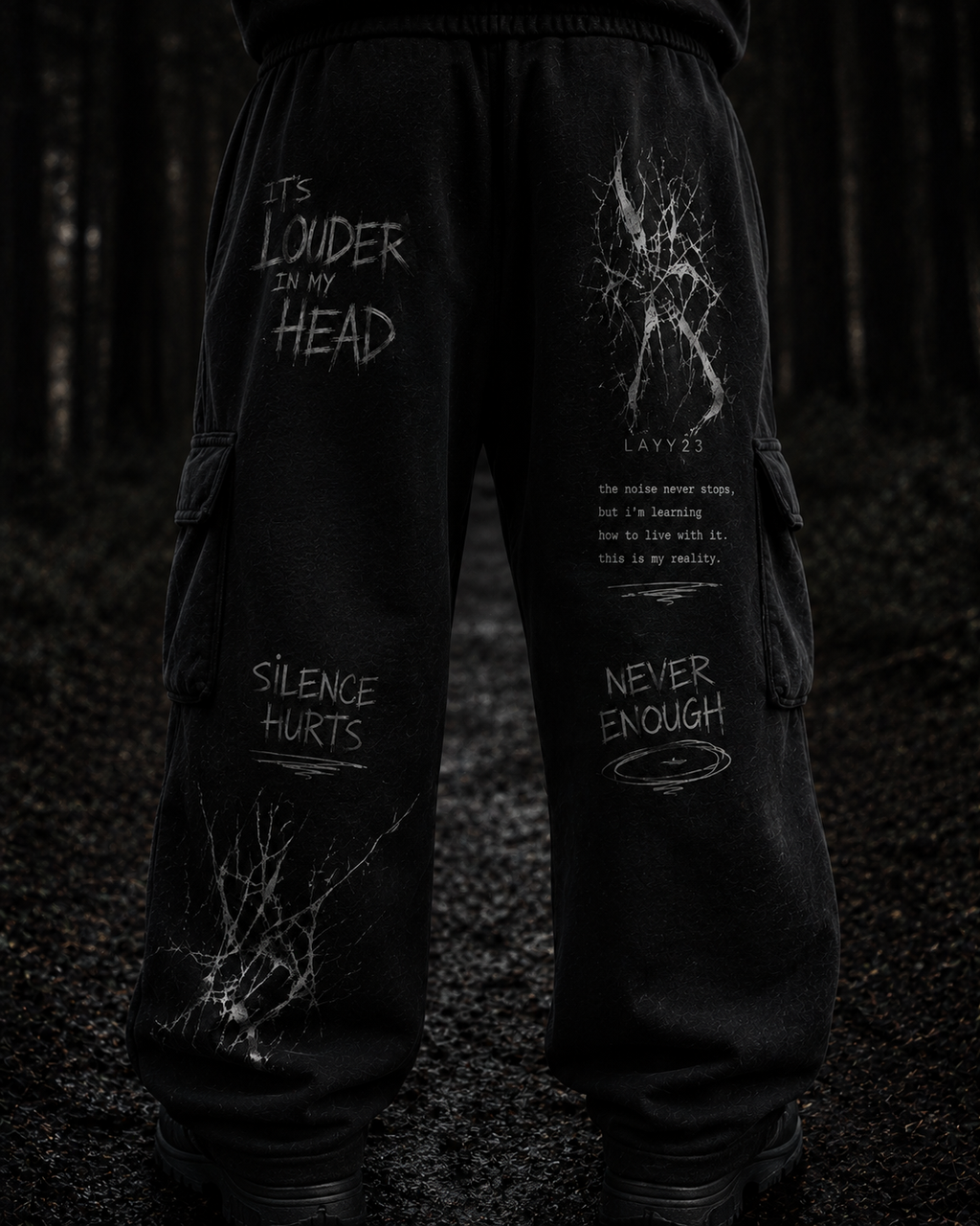 “Silence Hurt” Sweatpants
