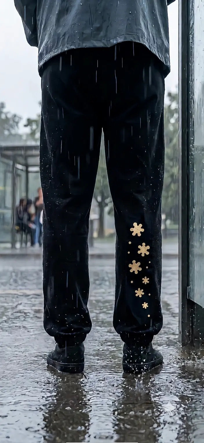 “Pieces Of Me” Black Sweatpants