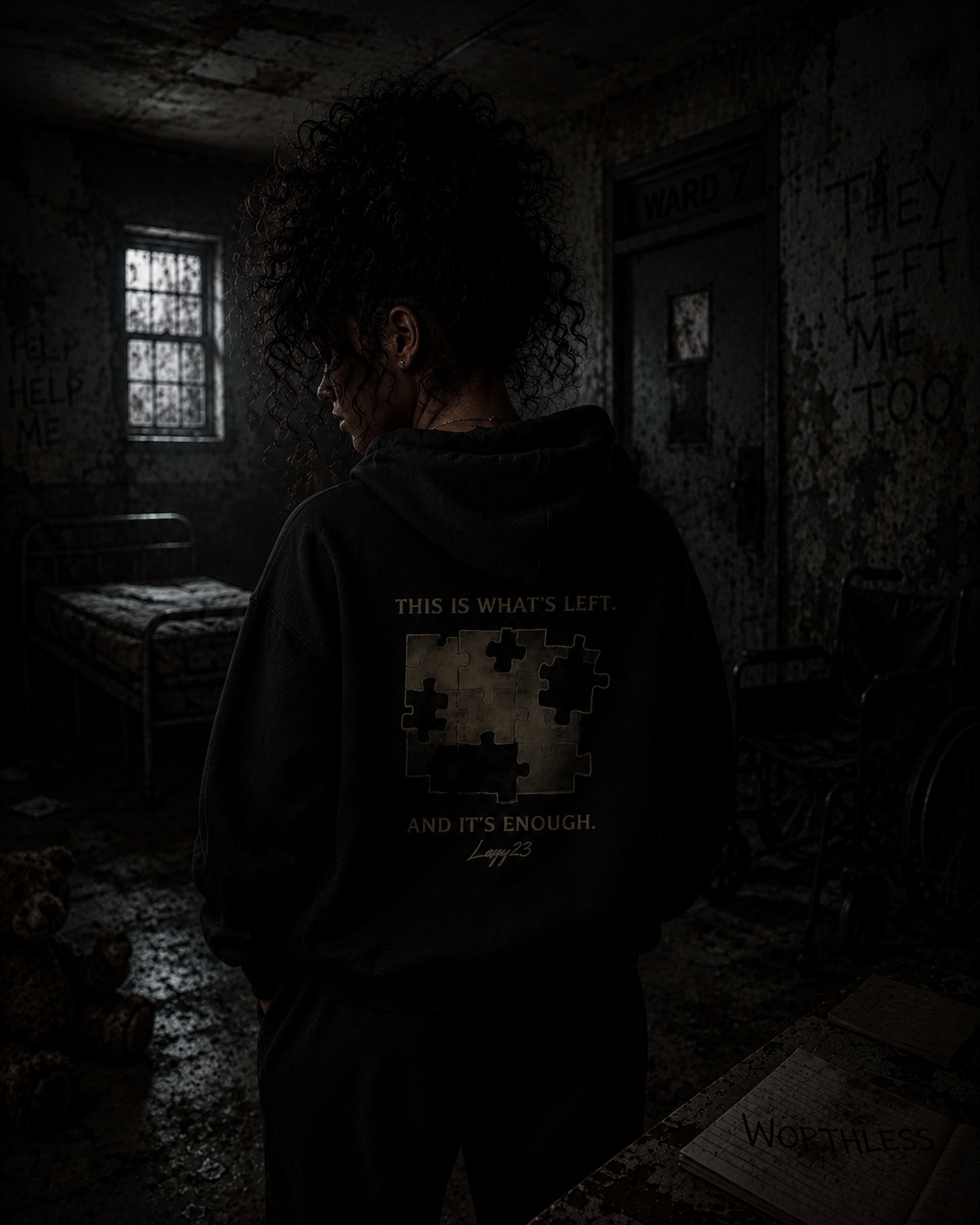 “This Is What’s Left” Black Hoodie