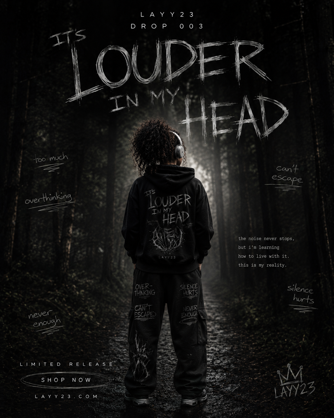“It’s Louder In My Head” Hoodie
