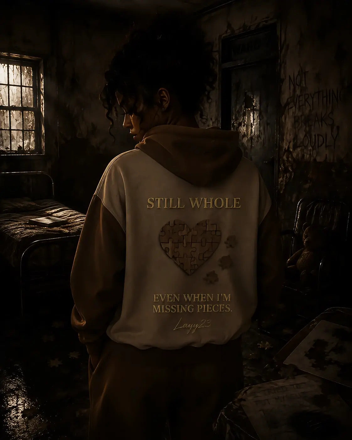 “Still Whole” Brown Hoodie
