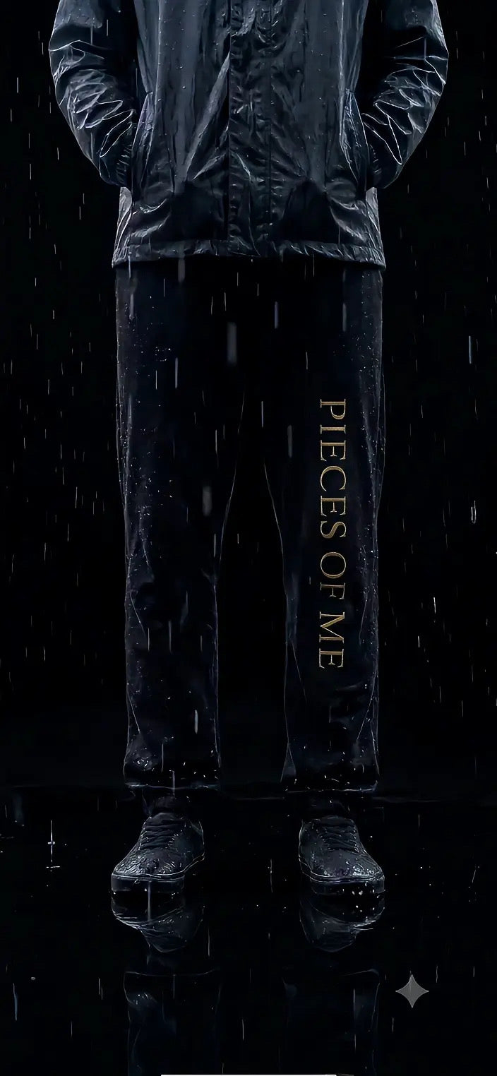 “Pieces Of Me” Black Sweatpants