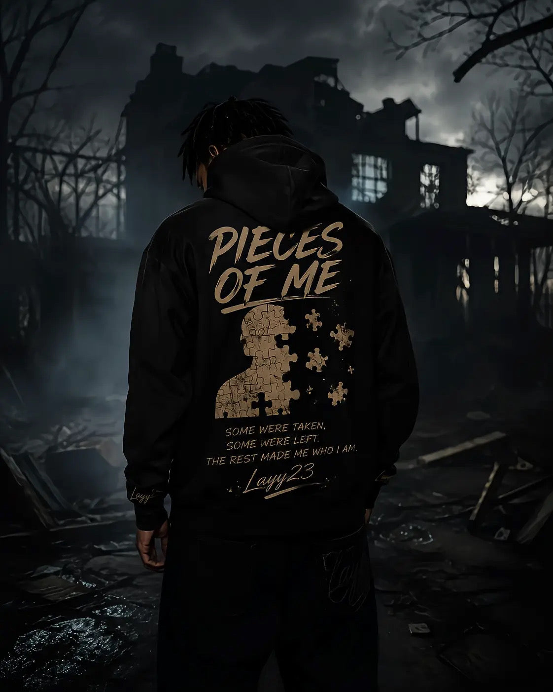 “Pieces Of Me” Black Hoodie